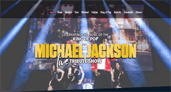 Desktop Screenshot of michaeljacksontributeshow.de